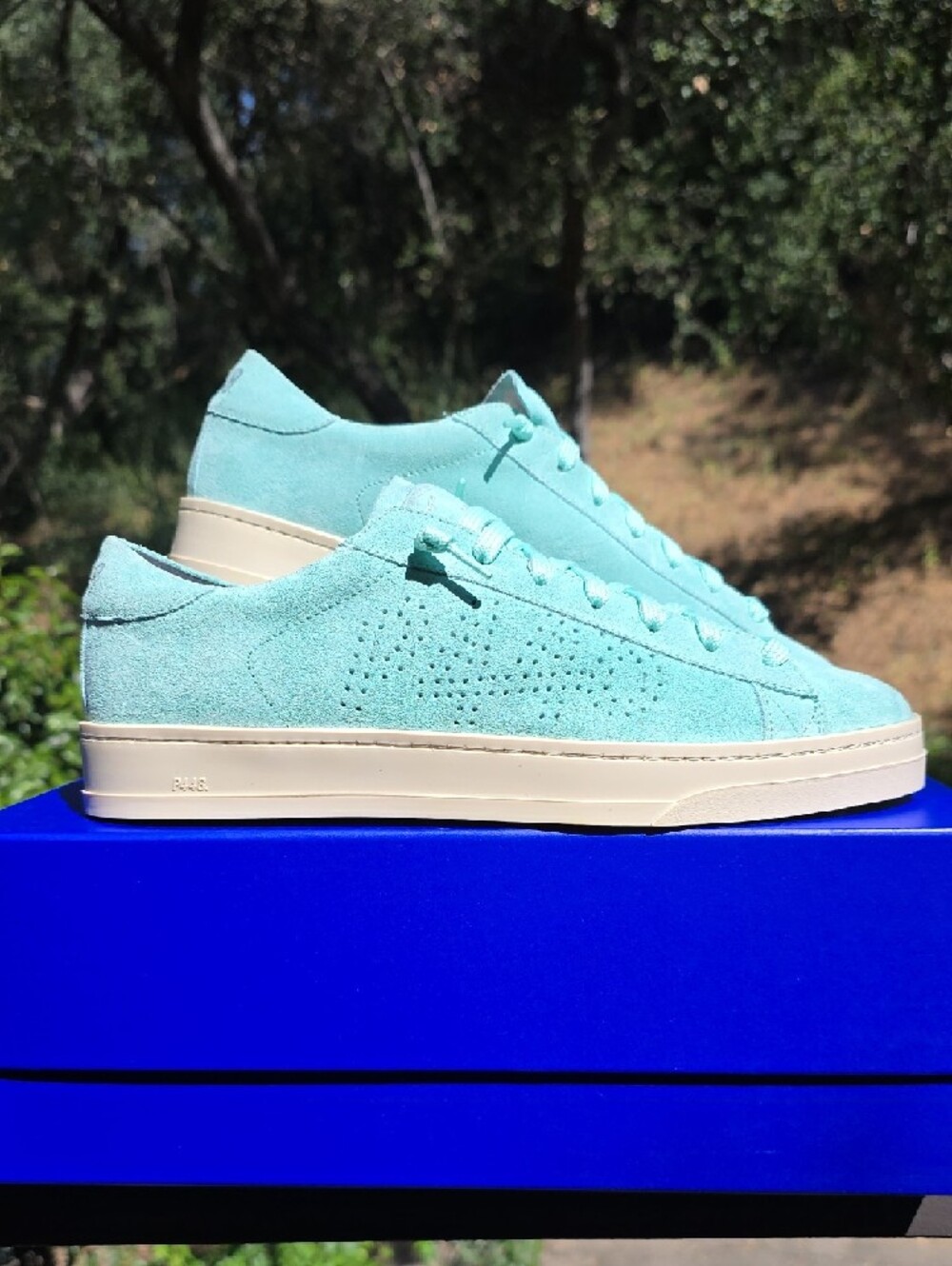 NEW P448 JACK MEN'S SUEDE LEATHER SNEAKERS STYLE F22JACK-M SIZE 42